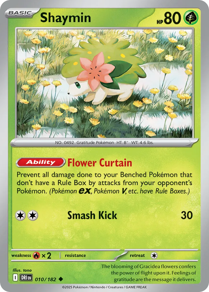 Shaymin — SV10: Destined Rivals — Pokémon