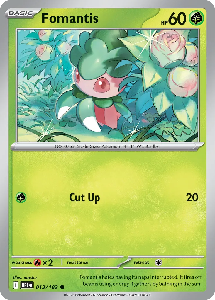 Fomantis — SV10: Destined Rivals — Pokémon