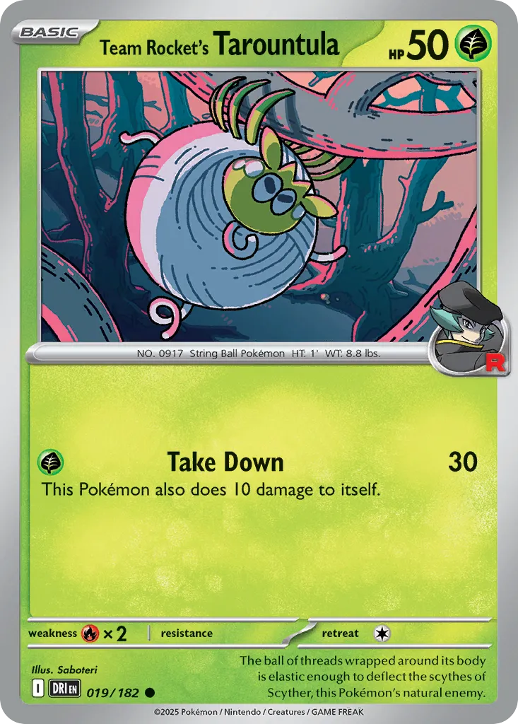 Tissenboule de la Team Rocket — SV10: Destined Rivals — Pokémon