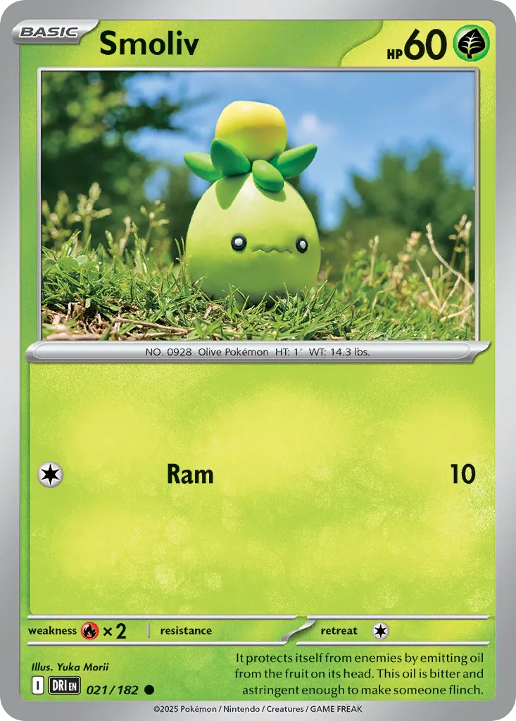 Smoliv — SV10: Destined Rivals — Pokémon