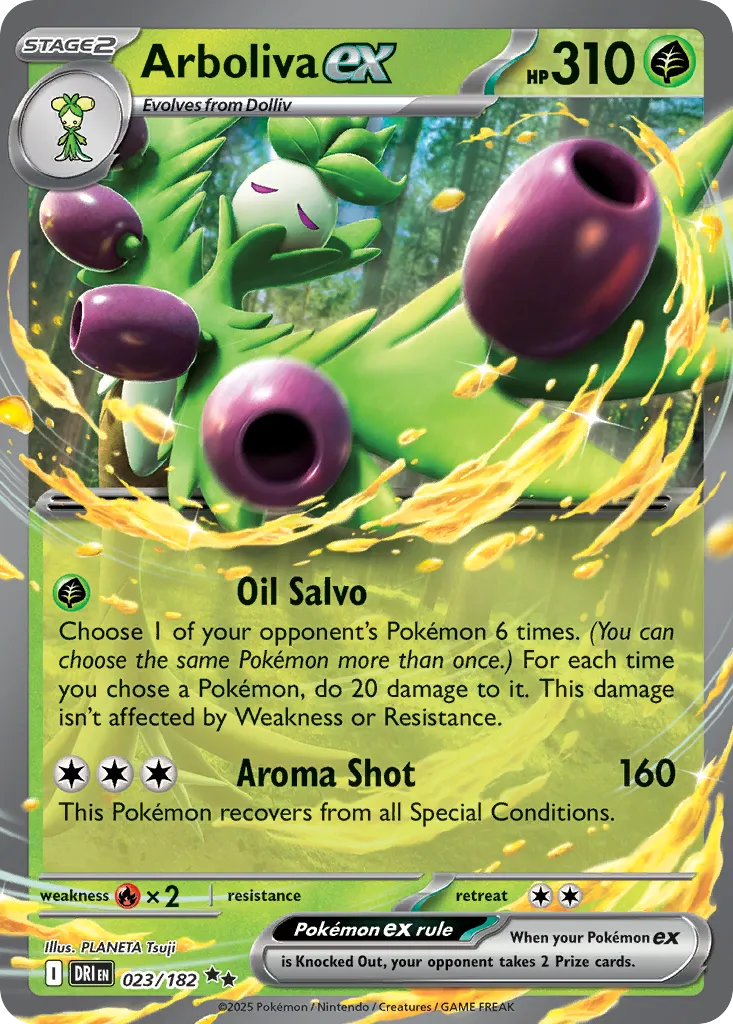Arboliva ex — SV10: Destined Rivals — Pokémon