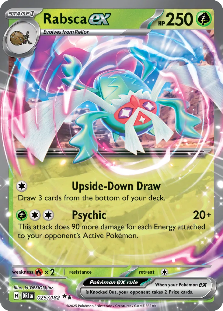 Rabsca ex — SV10: Destined Rivals — Pokémon