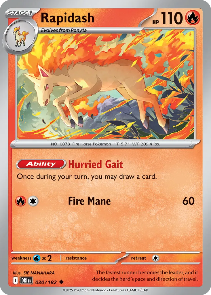 Galopa — SV10: Destined Rivals — Pokémon