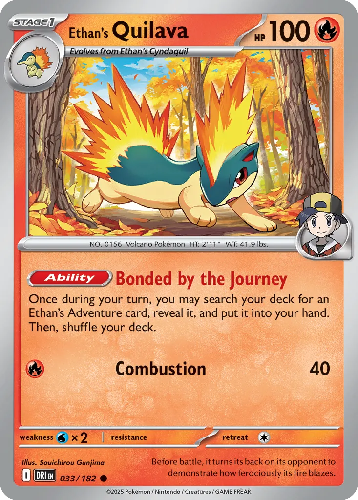 Ethan's Quilava from SV10: Destined Rivals - Pokemon