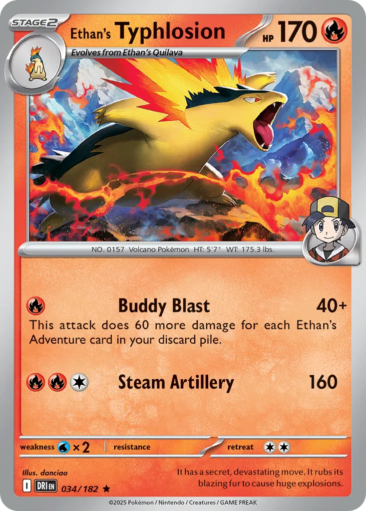 Ethan's Typhlosion — SV10: Destined Rivals — Pokemon