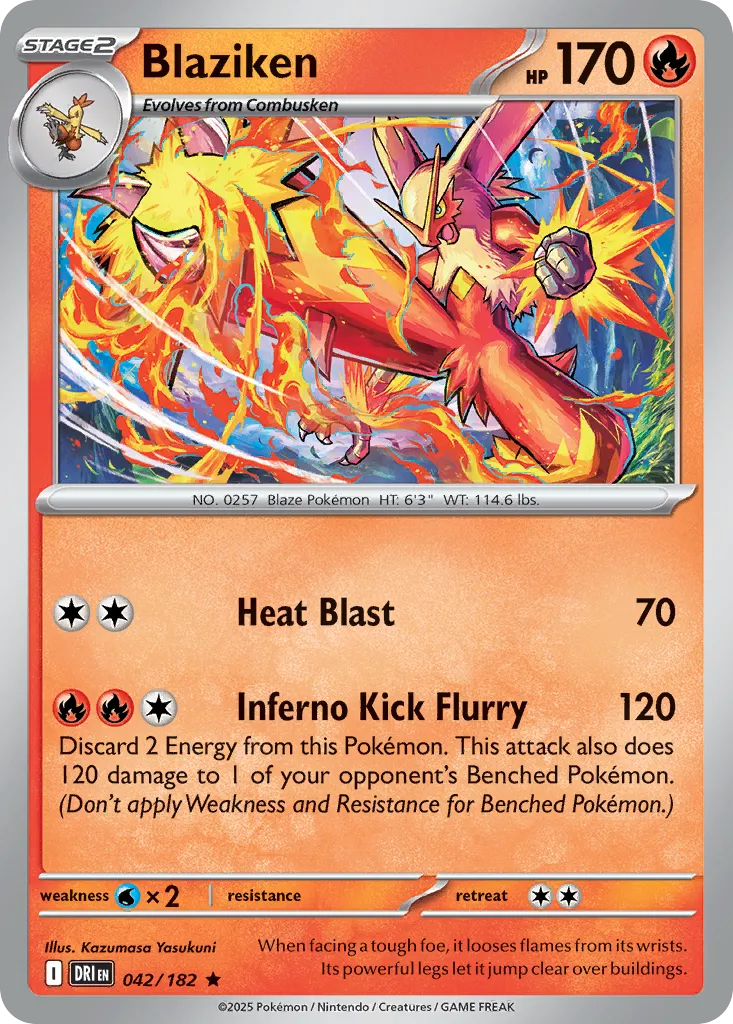 Blaziken — SV10: Destined Rivals — Pokémon