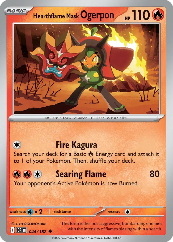 Ogerpon Masque du Fourneau — SV10: Destined Rivals — Pokémon