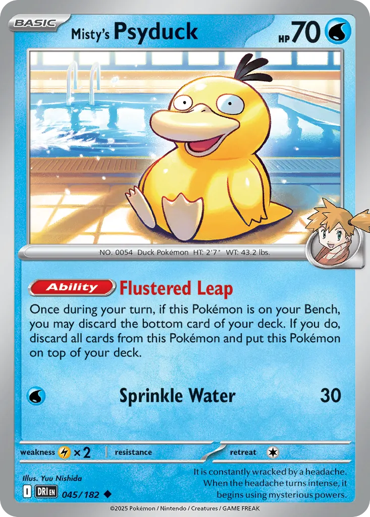 Misty's Psyduck — SV10: Destined Rivals — Pokemon