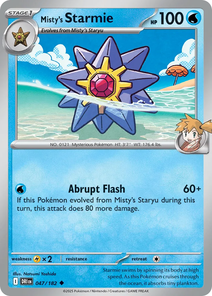 Staross de Ondine — SV10: Destined Rivals — Pokémon