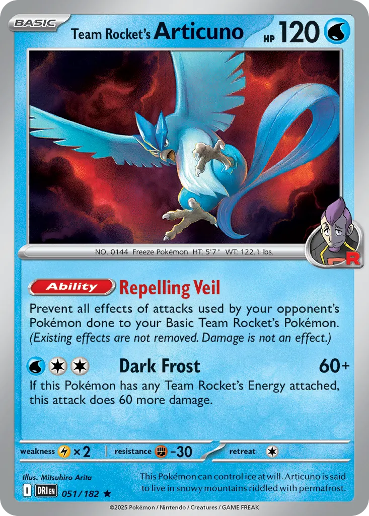 Team Rocket's Articuno — SV10: Destined Rivals — Pokemon