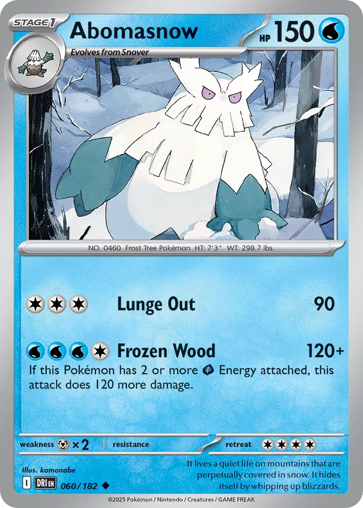 Abomasnow — SV10: Destined Rivals — Pokémon