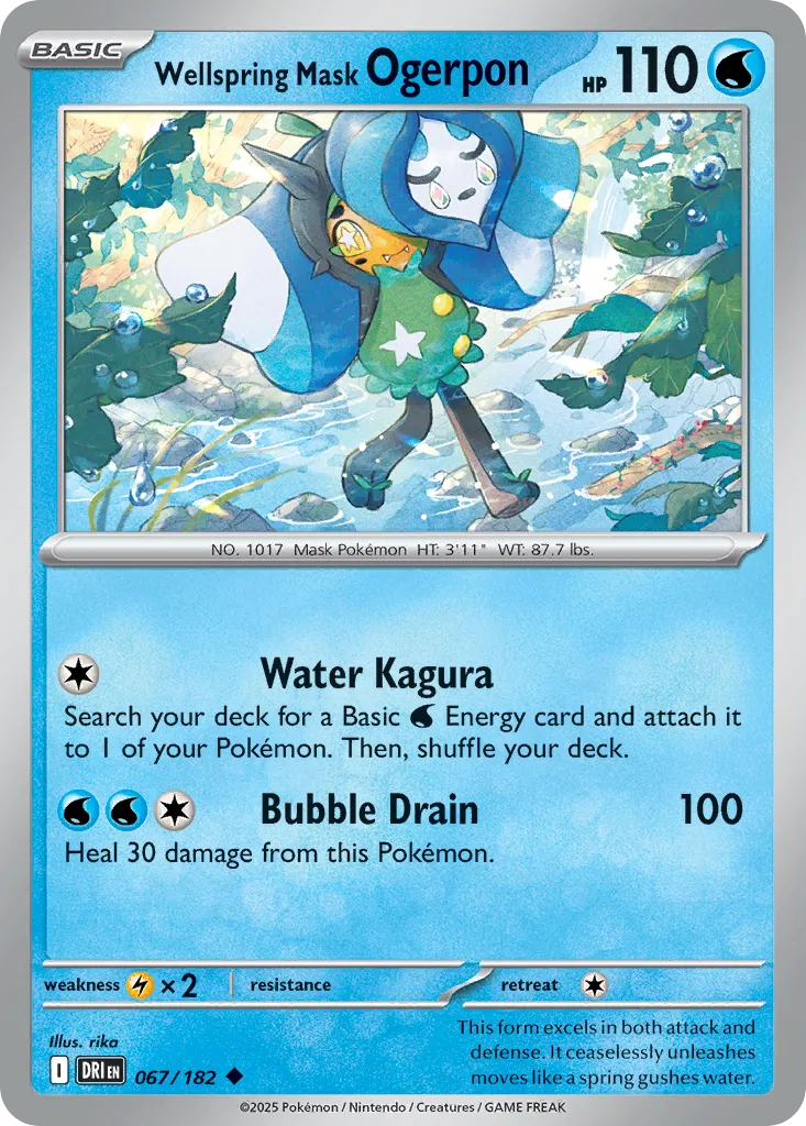 Wellspring Mask Ogerpon — SV10: Destined Rivals — Pokémon