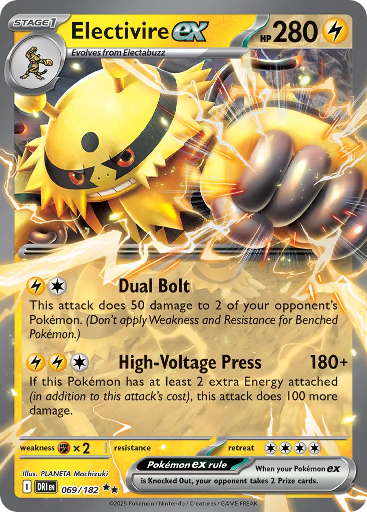 Élekable ex — SV10: Destined Rivals — Pokémon