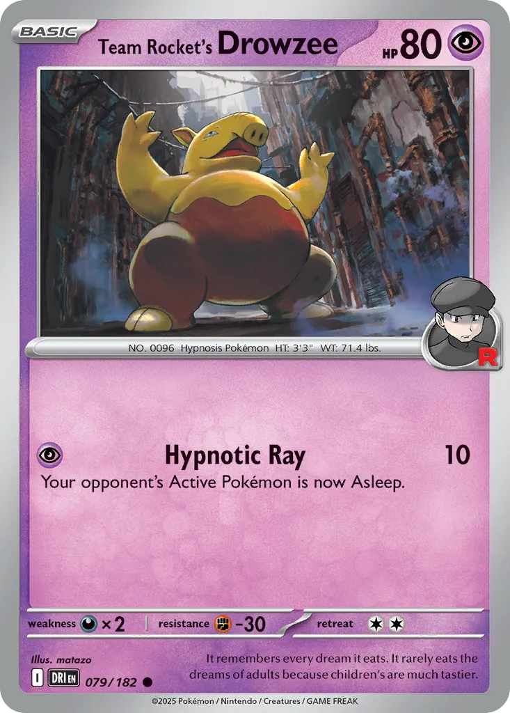 Soporifik de la Team Rocket — SV10: Destined Rivals — Pokémon