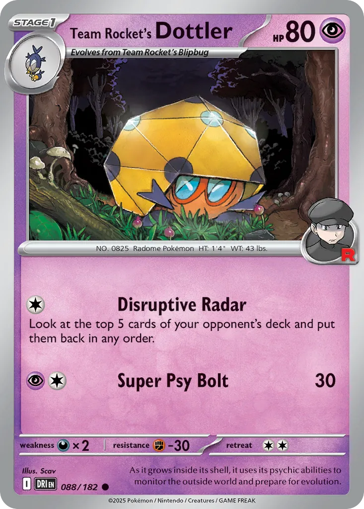 Coléodôme de la Team Rocket — SV10: Destined Rivals — Pokémon