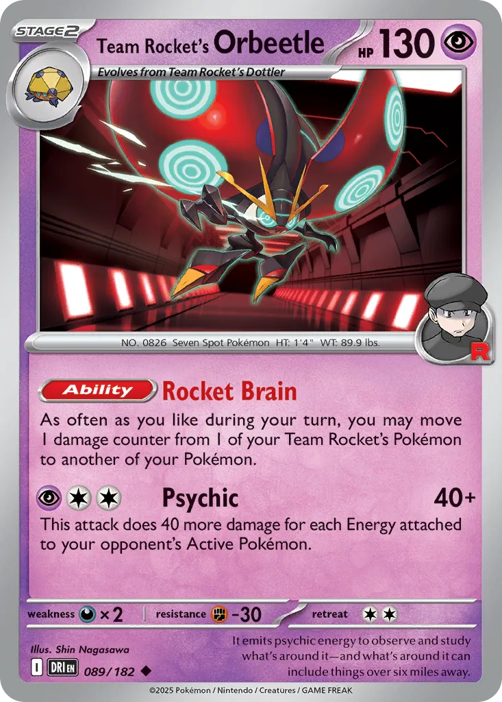 Team Rocket's Orbeetle — SV10: Destined Rivals — Pokémon