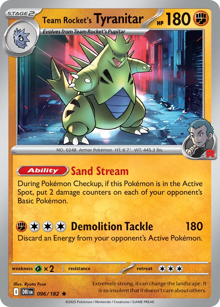Tyranocif de la Team Rocket — SV10: Destined Rivals — Pokémon