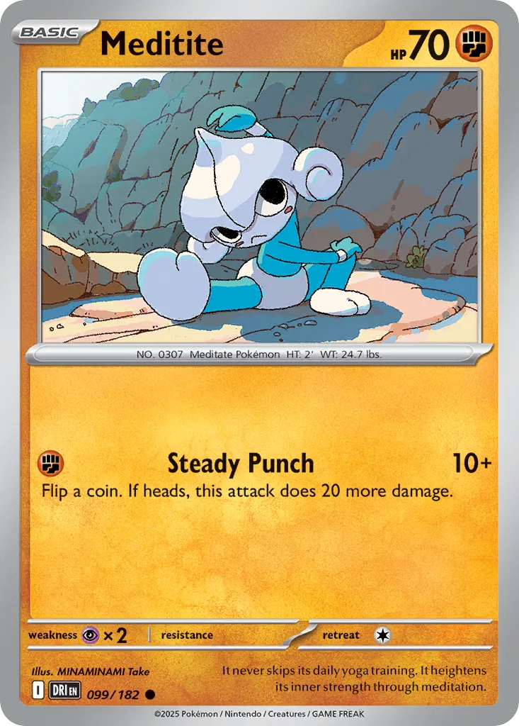 Méditikka — SV10: Destined Rivals — Pokémon