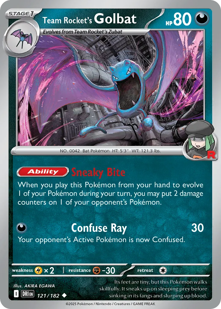 Team Rocket's Golbat — SV10: Destined Rivals — Pokémon