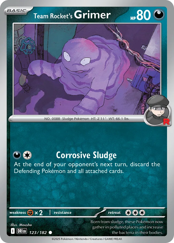 Team Rocket's Grimer — SV10: Destined Rivals — Pokémon