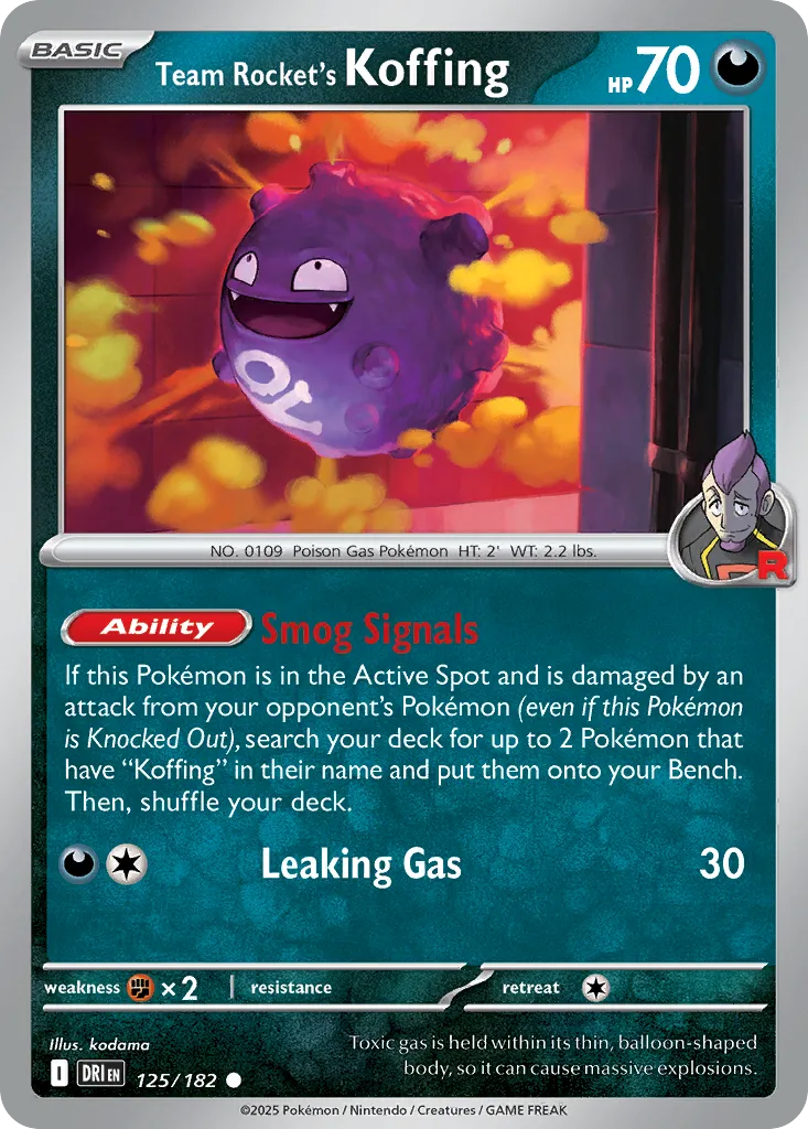 Smogo de la Team Rocket — SV10: Destined Rivals — Pokémon