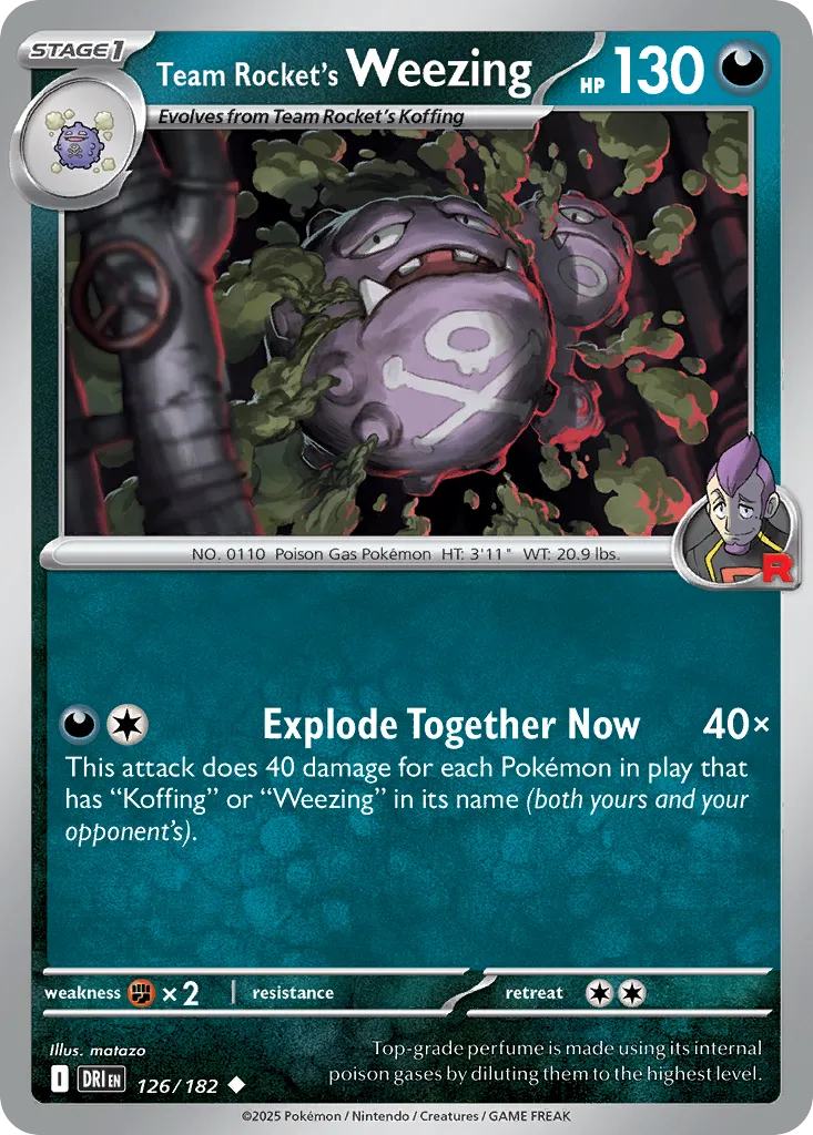 Smogogo de la Team Rocket — SV10: Destined Rivals — Pokémon