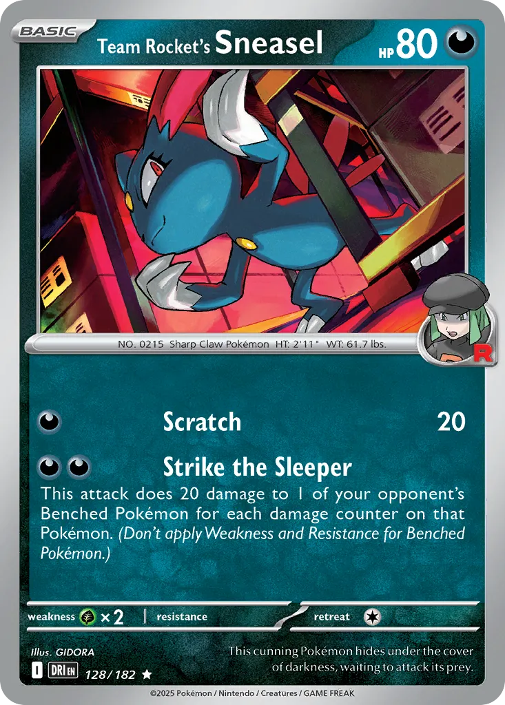 Team Rocket's Sneasel — SV10: Destined Rivals — Pokémon