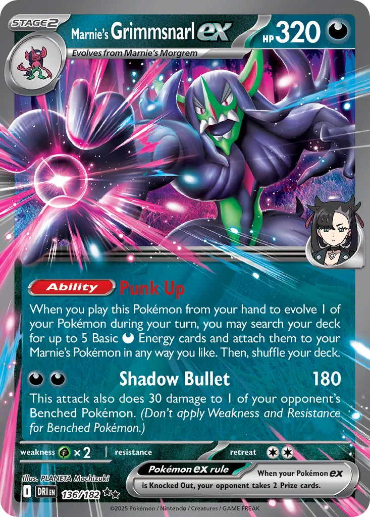 Marnie's Grimmsnarl ex — SV10: Destined Rivals — Pokémon
