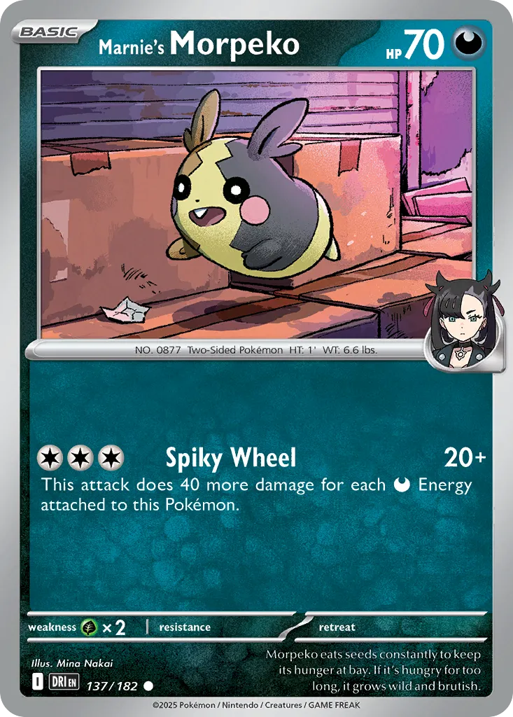 Morpeko de Rosemary — SV10: Destined Rivals — Pokémon
