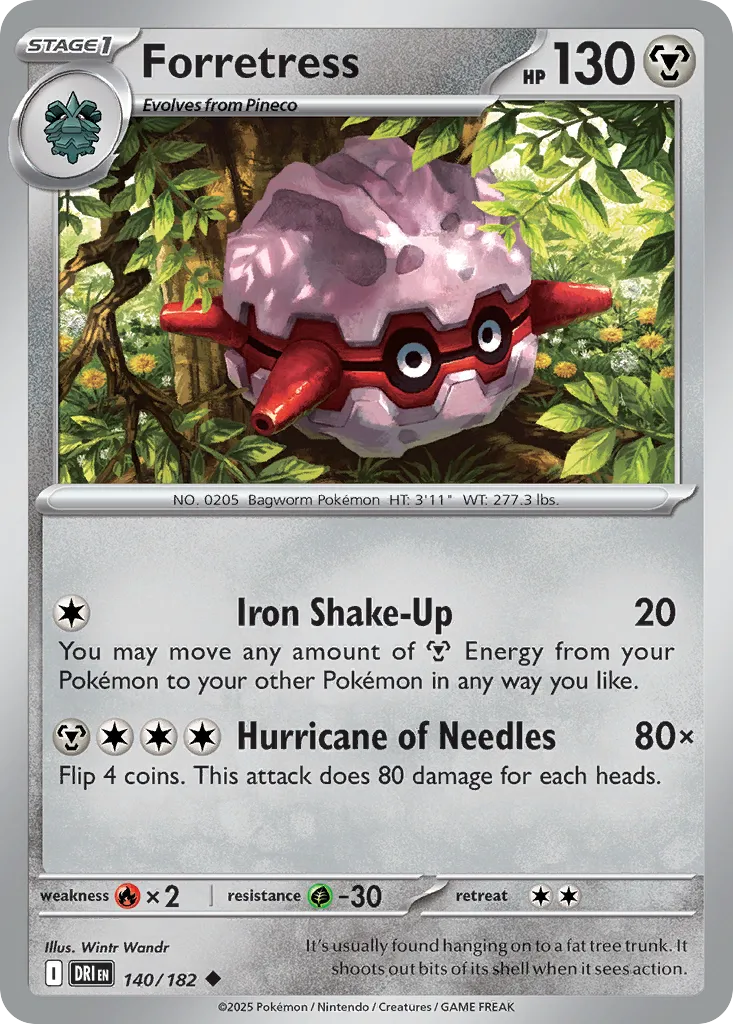Forretress — SV10: Destined Rivals — Pokémon