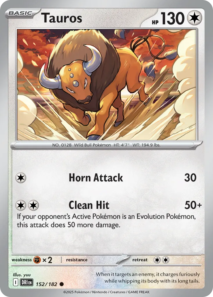 Tauros — SV10: Destined Rivals — Pokémon