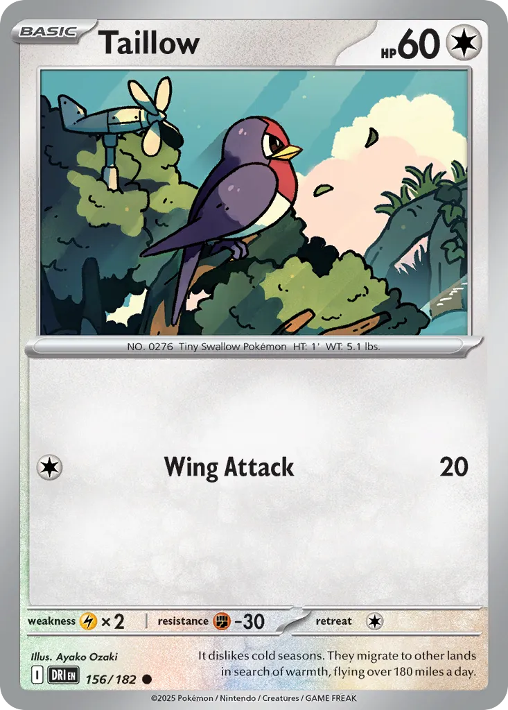 Nirondelle — SV10: Destined Rivals — Pokémon