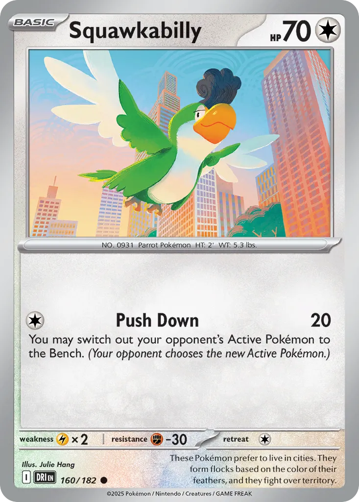 Squawkabilly — SV10: Destined Rivals — Pokémon