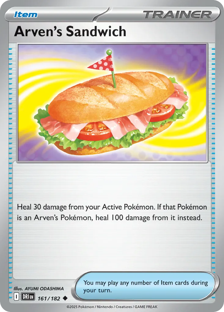 Arven's Sandwich — SV10: Destined Rivals — Pokémon