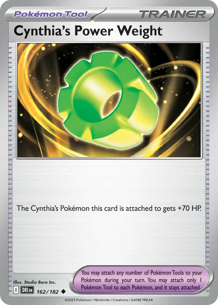 Poids Pouvoir de Cynthia — SV10: Destined Rivals — Pokémon