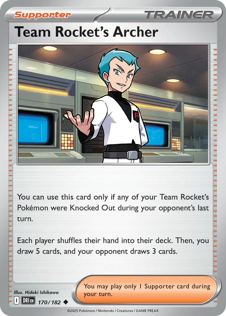 Team Rocket's Archer — SV10: Destined Rivals — Pokémon