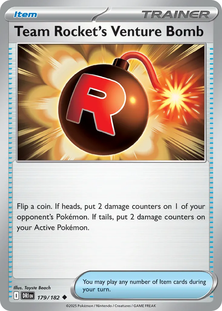 Team Rocket's Venture Bomb — SV10: Destined Rivals — Pokémon