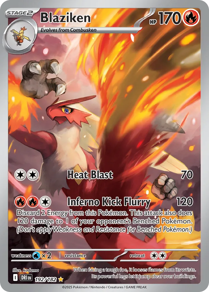 Blaziken — SV10: Destined Rivals — Pokemon
