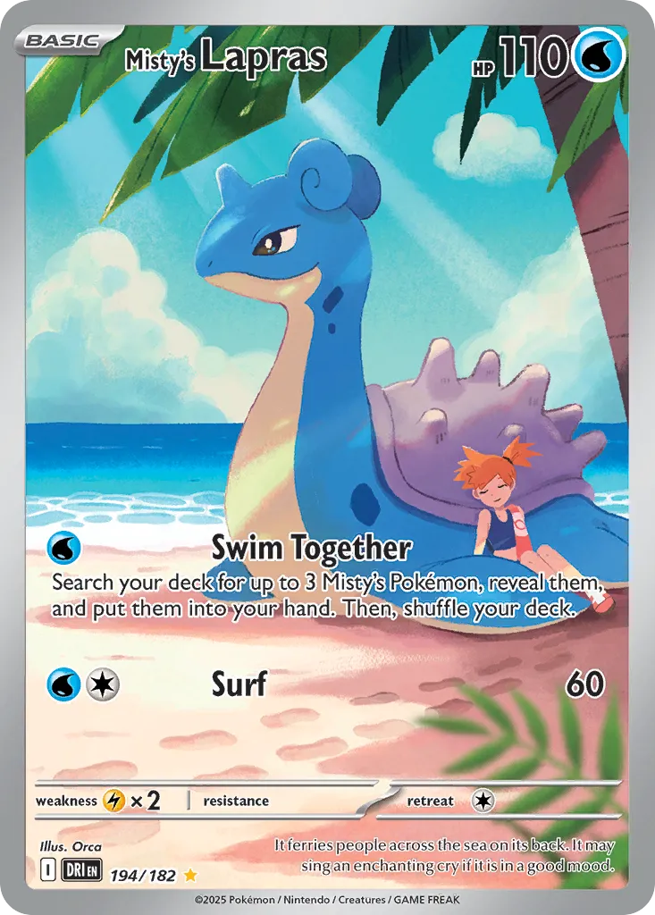 Lokhlass de Ondine from SV10: Destined Rivals - Pokemon