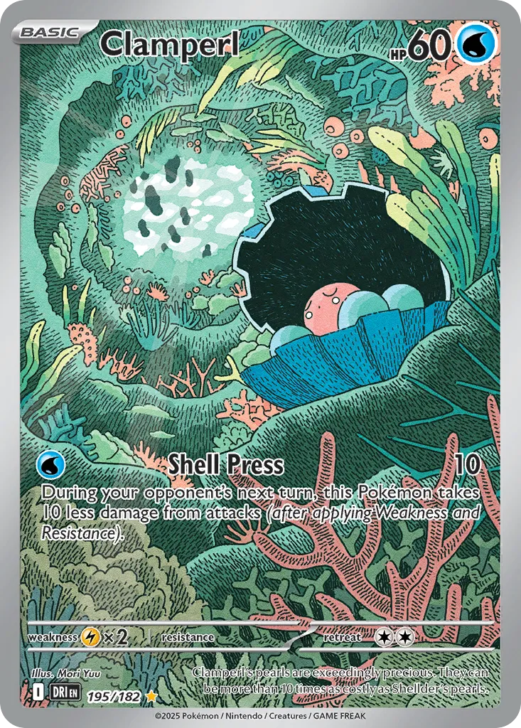 Clamperl — SV10: Destined Rivals — Pokémon