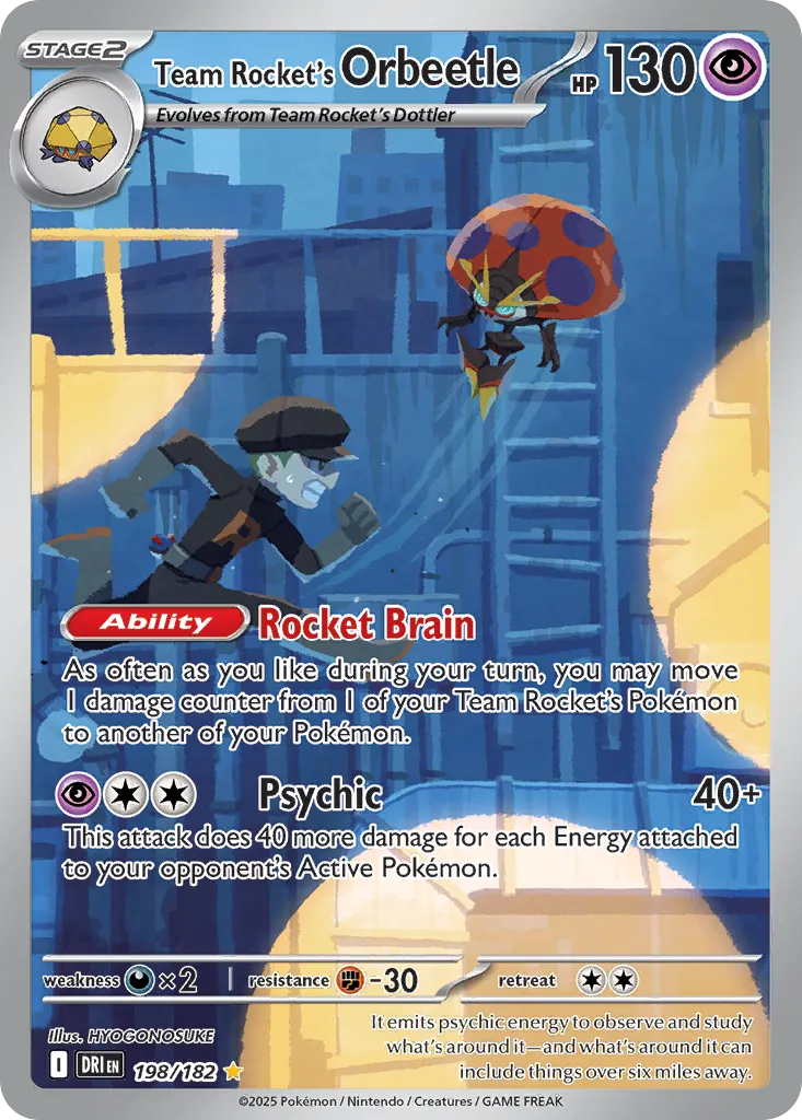 Team Rocket's Orbeetle — SV10: Destined Rivals — Pokémon