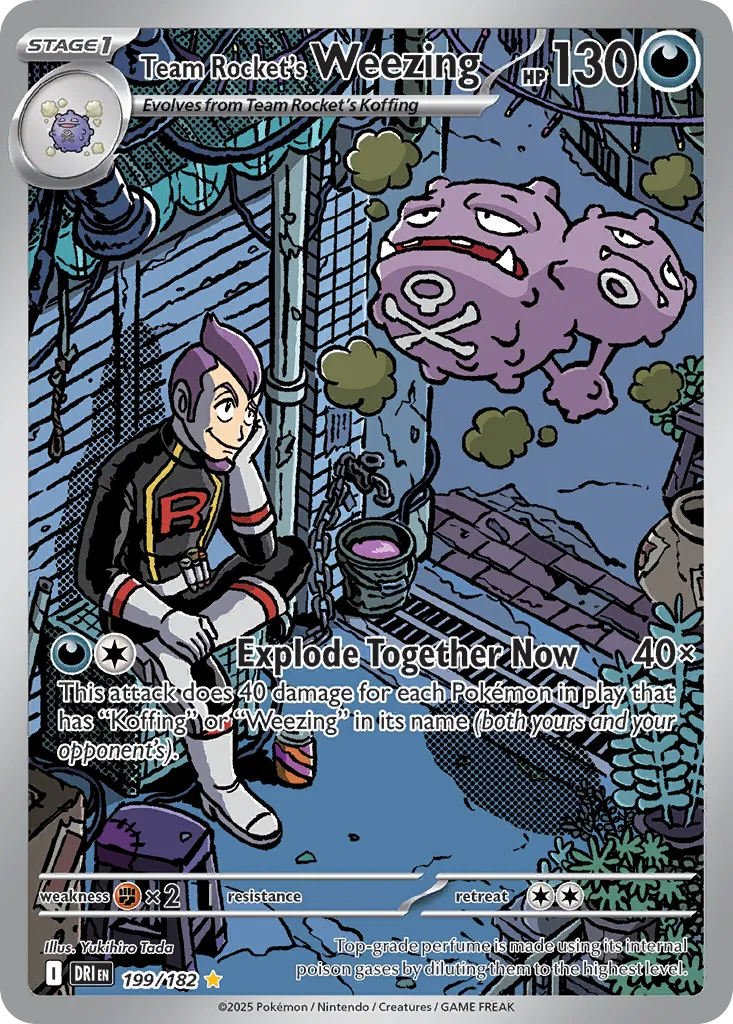 Team Rocket's Weezing — SV10: Destined Rivals — Pokémon