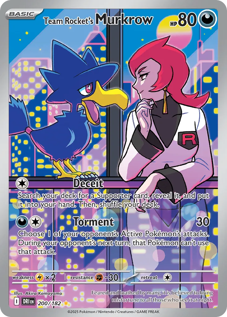 Team Rocket's Murkrow — SV10: Destined Rivals — Pokémon