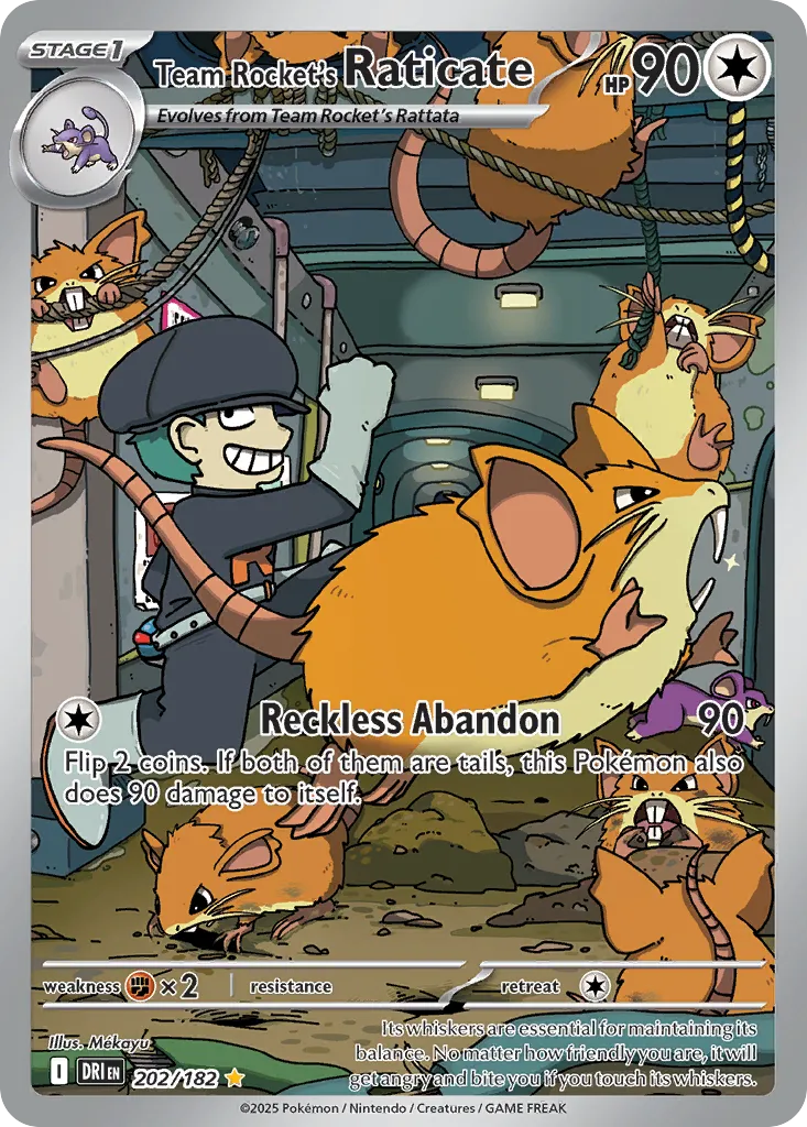 Team Rocket's Raticate — SV10: Destined Rivals — Pokémon