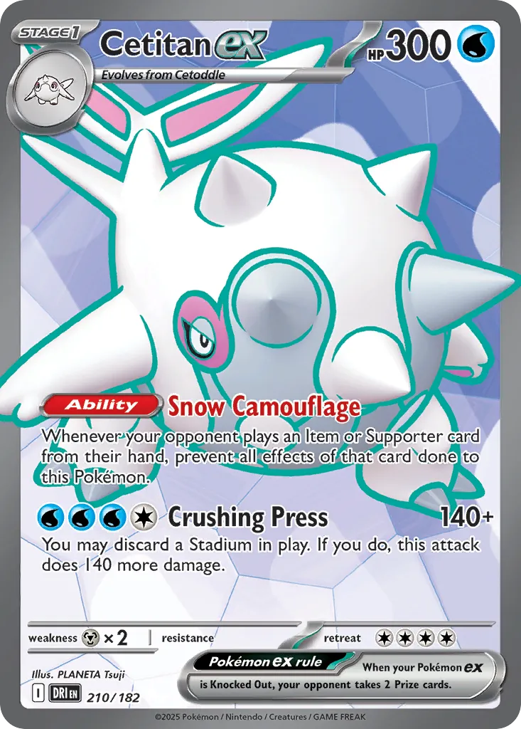 Cetitan ex — SV10: Destined Rivals — Pokémon