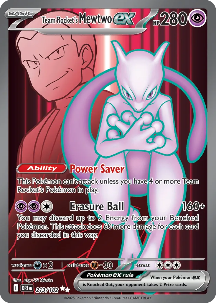 Team Rocket's Mewtwo ex — SV10: Destined Rivals — Pokemon