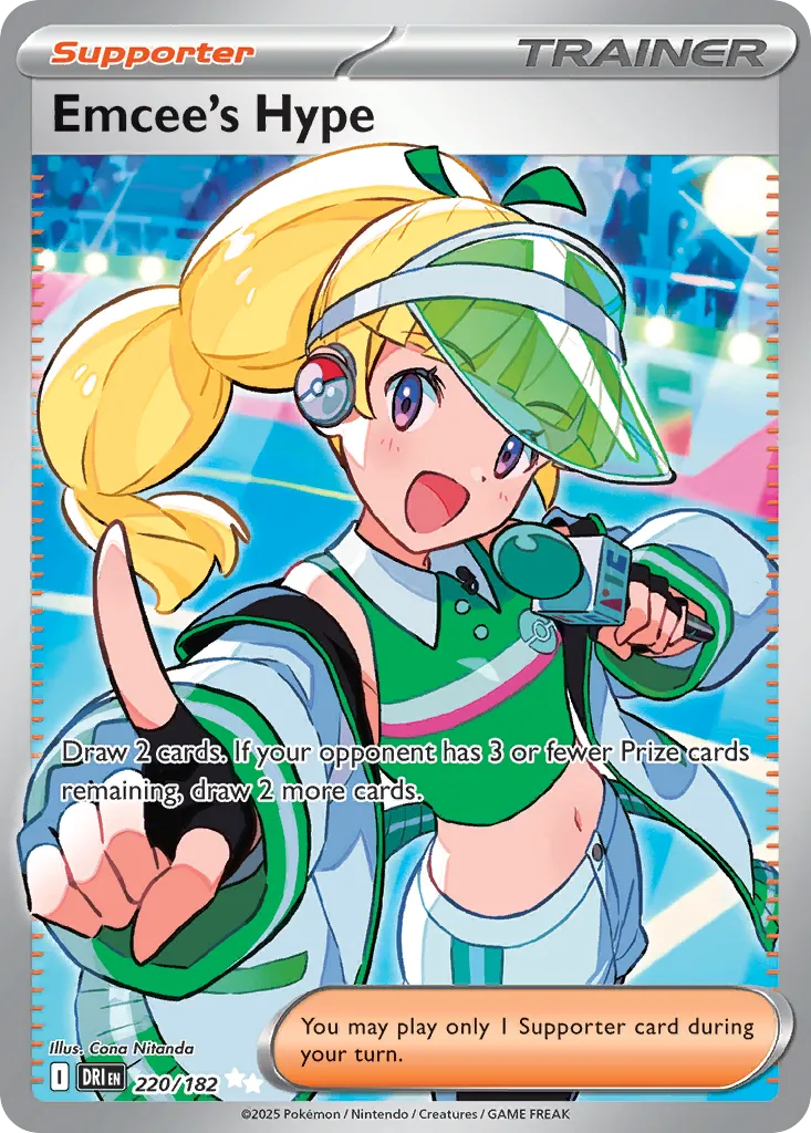 Emcee's Hype — SV10: Destined Rivals — Pokémon