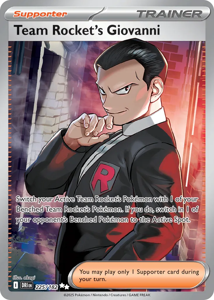 Team Rocket's Giovanni — SV10: Destined Rivals — Pokemon