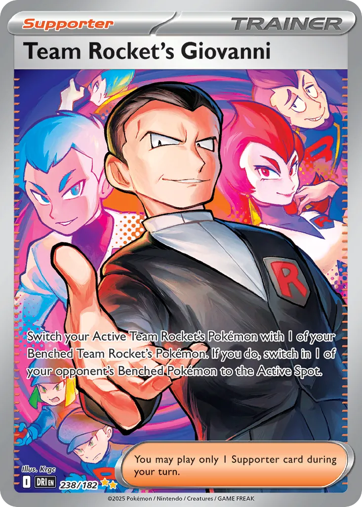 Team Rocket's Giovanni — SV10: Destined Rivals — Pokémon