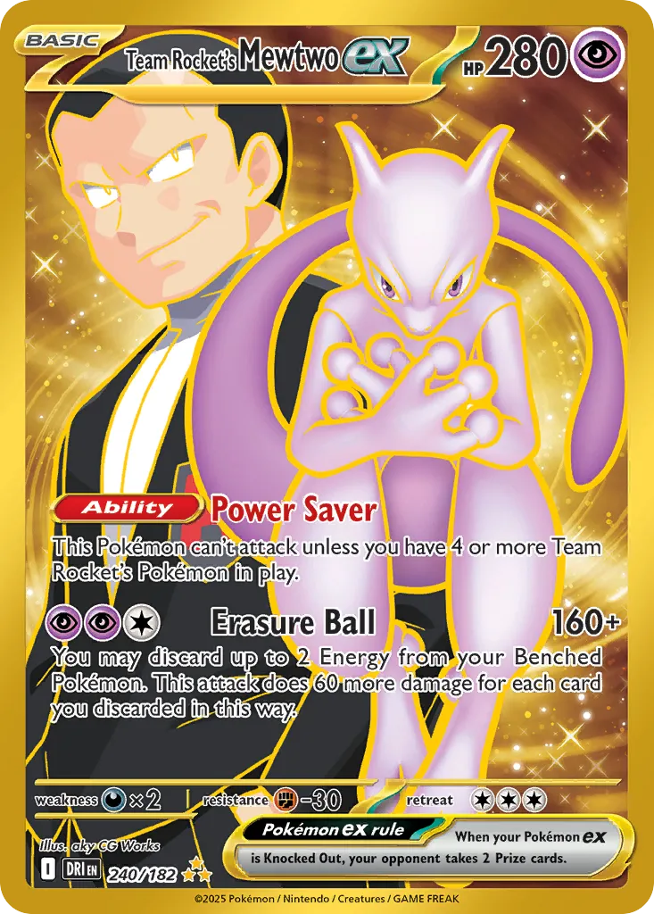 Team Rocket's Mewtwo ex — SV10: Destined Rivals — Pokémon